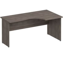 Эргономичный правый стол Юнитекс "Комфорт" 160х90х75 см, дуб шамони темный К.123_ШТ 31490913