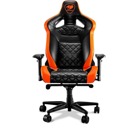 Компьютерное игровое кресло COUGAR TITAN Black-Orange 3MATTNXB.0001 CU-TNO