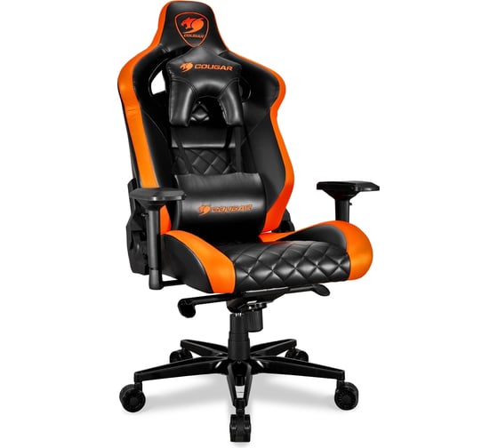 Компьютерное игровое кресло COUGAR TITAN Black-Orange 3MATTNXB.0001 CU-TNO