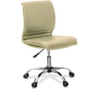 Кресло оператора Юнитекс "Квадро" Х экокожа светло-бежевая CN1112 Kv/X/cn1112
