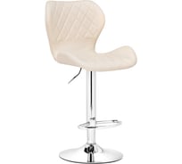 Барный стул Woodville porch chrome/beige 15645
