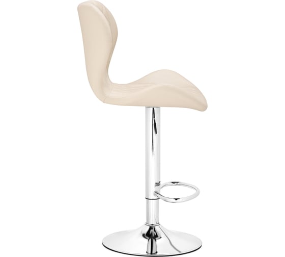 Барный стул Woodville porch chrome/beige 15645