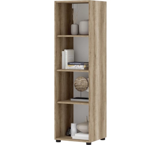 Витрина Woodville диамо пн 02 софт графит/дуб каньон 546005