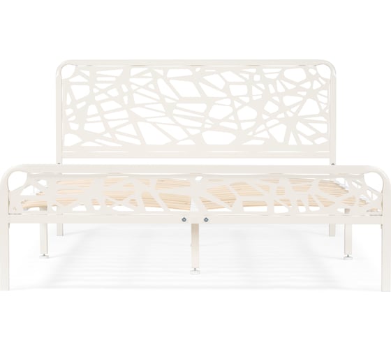 Полутораспальная кровать Woodville кубо 120x200 см, белый 533091