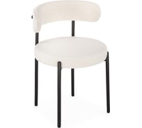 Стул на металлокаркасе Woodville rudi white/black 15602