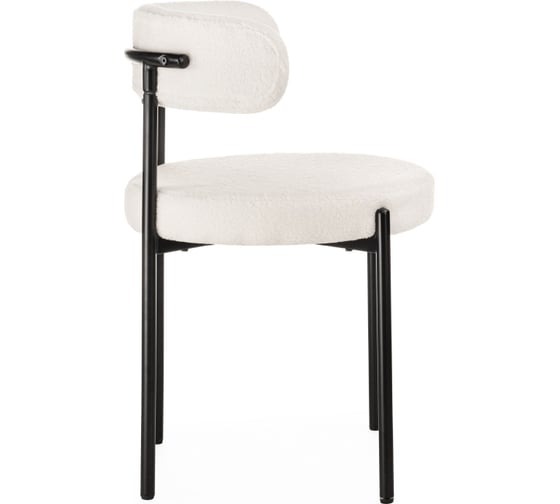 Стул на металлокаркасе Woodville rudi white/black 15602