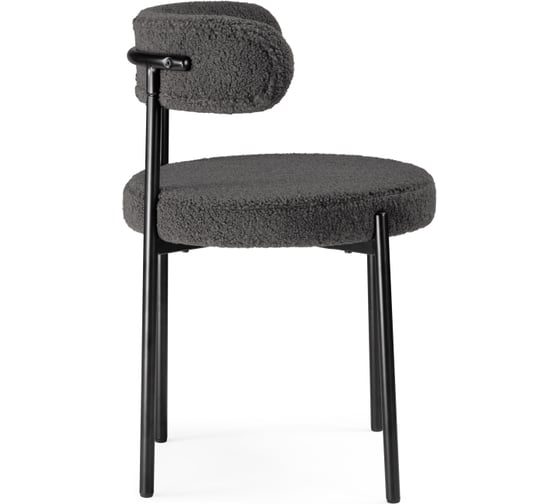 Стул на металлокаркасе Woodville rudi dark gray/black 15603