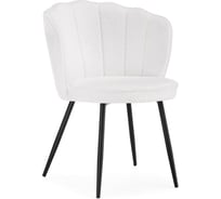 Стул на металлокаркасе Woodville coral white/black 15587