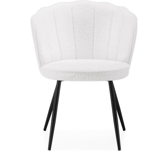 Стул на металлокаркасе Woodville coral white/black 15587