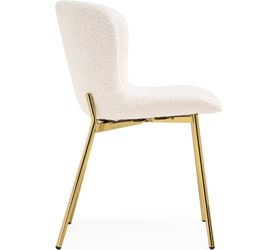Стул на металлокаркасе Woodville basket beige/gold 15648