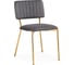 Стул на металлокаркасе Woodville armond dark gray/gold 15649 1