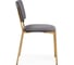 Стул на металлокаркасе Woodville armond dark gray/gold 15649 4