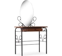 Туалетный столик Woodville клео 3 черный/орех 446222