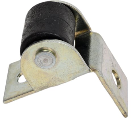 Выкатной неповортоный ролик Tech-Krep В.2, D17 мм, угловая площадка, пластик 148446