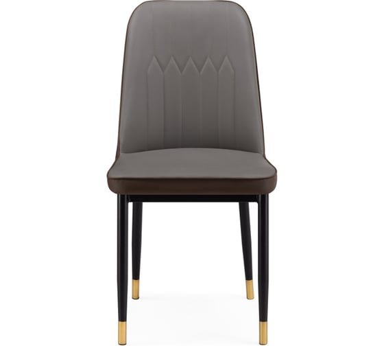 Стул на металлокаркасе Woodville flor gray / brown / black 15737
