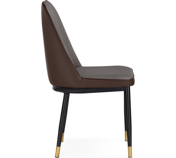 Стул на металлокаркасе Woodville flor gray / brown / black 15737