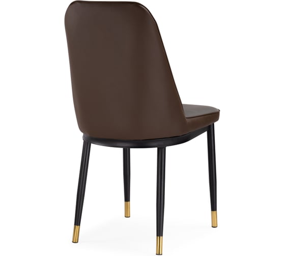 Стул на металлокаркасе Woodville flor gray / brown / black 15737