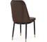 Стул на металлокаркасе Woodville flor gray / brown / black 15737 5