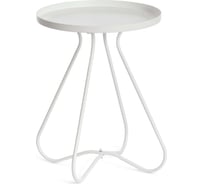 Журнальный столик Tetchair Gland металл, 40x40x45 см, белый 19480