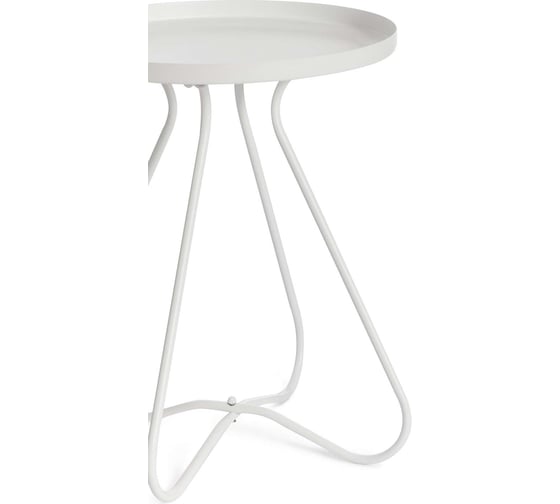 Журнальный столик Tetchair Gland металл, 40x40x45 см, белый 19480