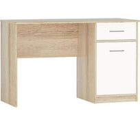 Письменный стол КПУП "Калинковичский мебельный комбинат" система стелс 120 1 дверь, 1 ящик, дуб сонома/белый 00000026041