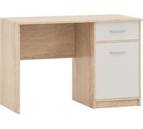 Письменный стол КПУП "Калинковичский мебельный комбинат" система стелс 110 1 дверь, 1 ящик, дуб сонома/белый 00000029791