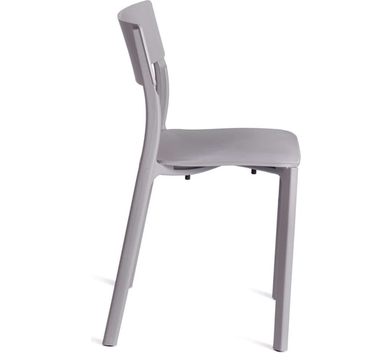 Стул Tetchair Lento (mod. 43) 1 шт. в упаковке, пластик, 43x49x77 см, grey (cерый) 09 20274