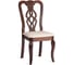 Стул Tetchair Афродита/aphrodite 1 шт. в упаковке, дерево гевея, 46x54x99 см, cappuchino, ткань кремовая с рисунком (а04) 21165 1