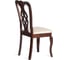 Стул Tetchair Афродита/aphrodite 1 шт. в упаковке, дерево гевея, 46x54x99 см, cappuchino, ткань кремовая с рисунком (а04) 21165 3