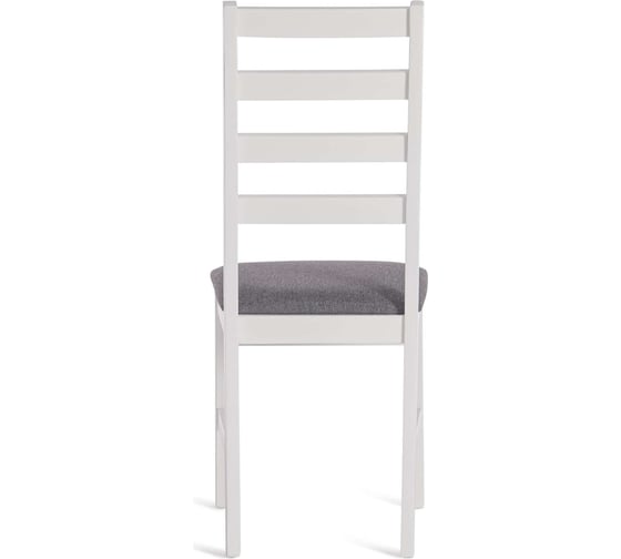 Стул Tetchair Rosario 1 шт. в упаковке, многослойная фанера, 39x39x99 см, white, ткань темно-серая (150), разобранный 20636