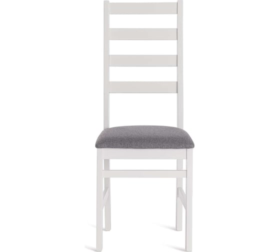 Стул Tetchair Rosario 1 шт. в упаковке, многослойная фанера, 39x39x99 см, white, ткань темно-серая (150), разобранный 20636