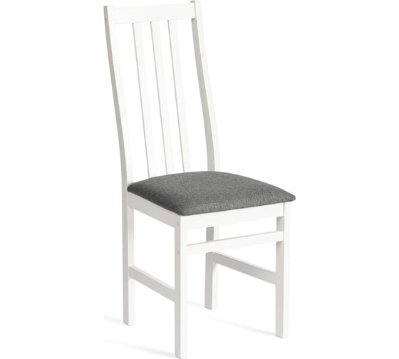 Стул Tetchair Sweden многослойная фанера, 41x40x99 см, white, ткань темно-серая (150), разобранный 20019