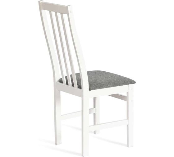 Стул Tetchair Sweden многослойная фанера, 41x40x99 см, white, ткань темно-серая (150), разобранный 20019