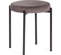 Табурет Tetchair Revo (mod. 7034) ткань/металл, 44x44x47 см, темно-серый barkhat 14/черный 20646