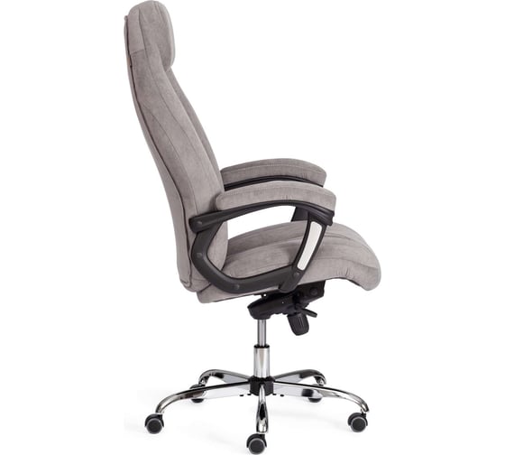 Кресло Tetchair Boss lux флок, серый, 29 19272