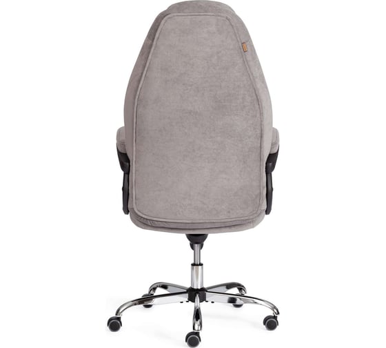 Кресло Tetchair Boss lux флок, серый, 29 19272