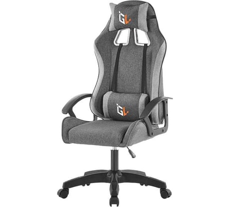 Игровое компьютерное кресло GAMELAB NOMAD Breeze Grey (ткань, светло-серый) GL-112