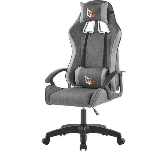 Игровое компьютерное кресло GAMELAB NOMAD Breeze Grey (ткань, светло-серый) GL-112 1