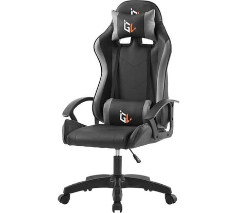 Игровое компьютерное кресло GAMELAB NOMAD Black (экокожа, черный) GL-110