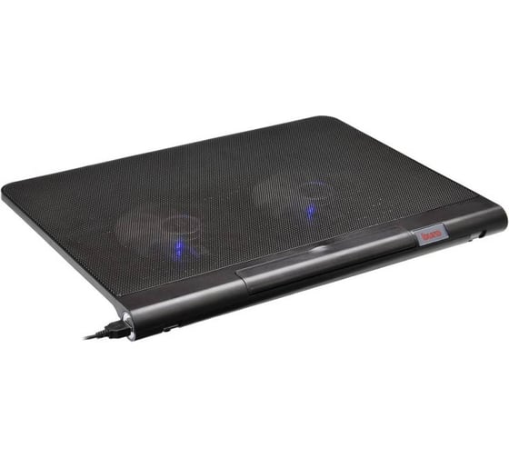 Подставка для ноутбука BURO BU-LCP170-B214 17" 398x300x29 мм, 2xUSB, 2x140 мм FAN, 926 г, металлическая сетка 363710