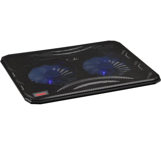 Подставка для ноутбука BURO BU-LCP156-B214 15.6" 358x270x21 мм, 1xUSB, 2x140 мм FAN, 597 г, металлическая сетка 363706