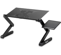 Стол для ноутбука BURO BU-803 складной, столешница металл, черный, 48x48x26 см 1437192