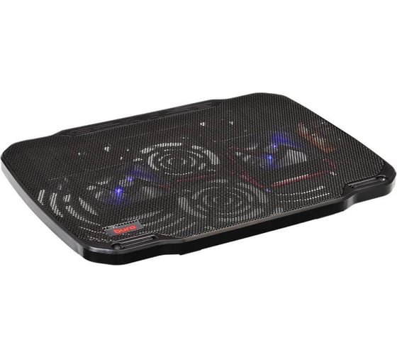 Подставка для ноутбука BURO BU-LCP156-B208 15.6" 355x260x21 мм, 2xUSB, 2x80 мм FAN, 560 г, металлическая сетка 363705