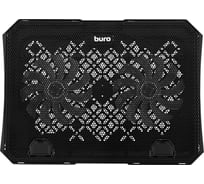 Подставка для ноутбука BURO BU-LCP150-B212 15" 335x265x22 мм, 74.35дБ, 1xUSB, 2x140 мм FAN, 480 г, металлическая сетка 1914406