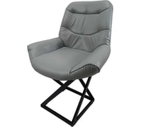 Стул NEW VICTORIA Лофт ГРАНД черный-серый 15117