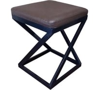 Табурет NEW VICTORIA Лофт черный-шоколад 07987