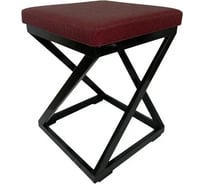 Табурет NEW VICTORIA Лофт черный-красный 07988