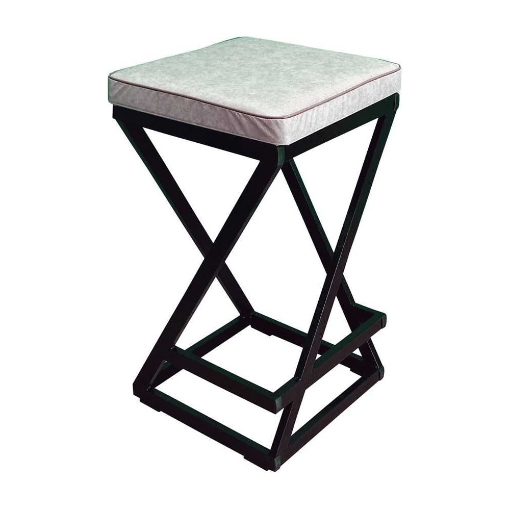 Полубарный табурет NEW VICTORIA "Лофт" черный-бежевый 992 - выгодная ...