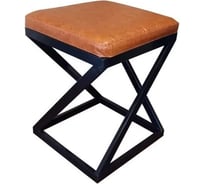 Табурет NEW VICTORIA Лофт черный-коричневый 07986