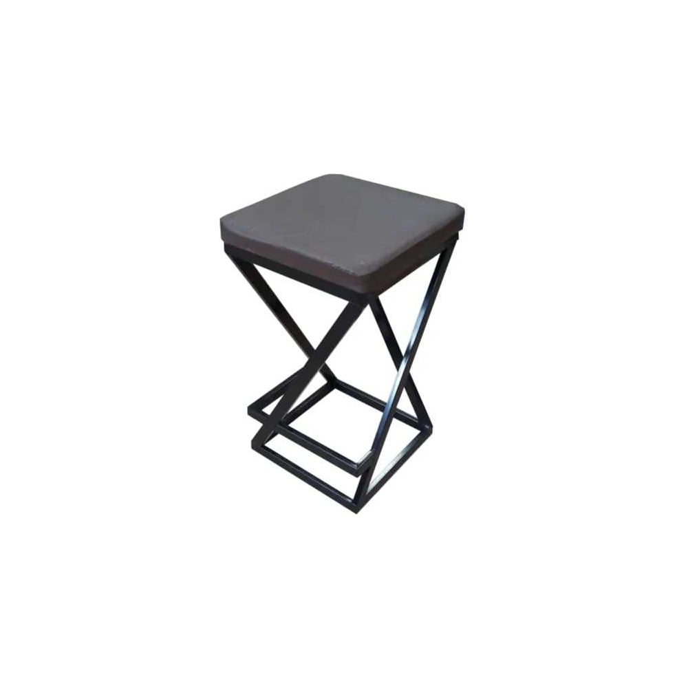 Полубарный табурет NEW VICTORIA "Лофт" черный-серый 990 - выгодная цена ...